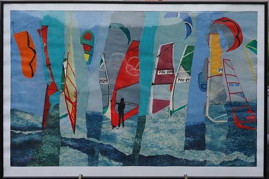 "Wind & Kite surfingi na Zatoce"  wymiary  62x92