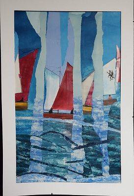 Regaty łodzi kaszubskich - wymiary 64x95
